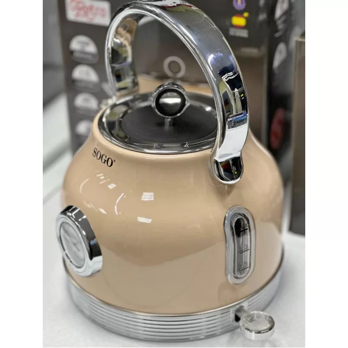 Электрочайник в стиле ретро SOGO KET-SS-7765 Beige